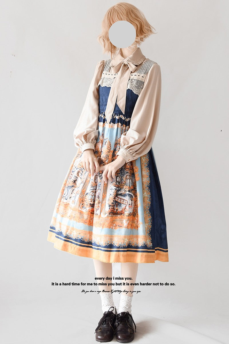 YuanSu - Mayer's Whisper - Vintage Lolita Large Sleeve Blouse