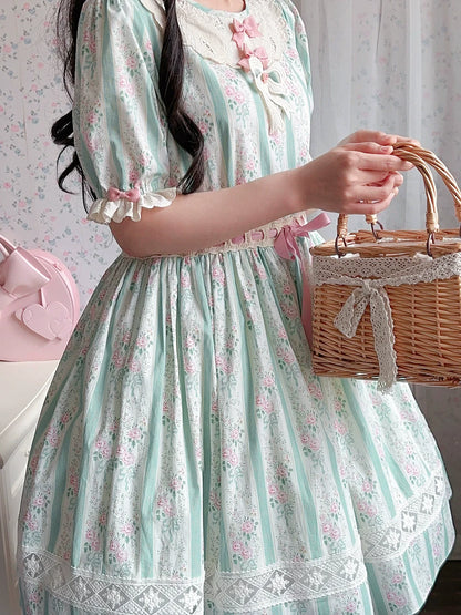 Miss Point - Customized Elegant Lolita OP Dress Cute Daily Girl Short Lolita Dress
