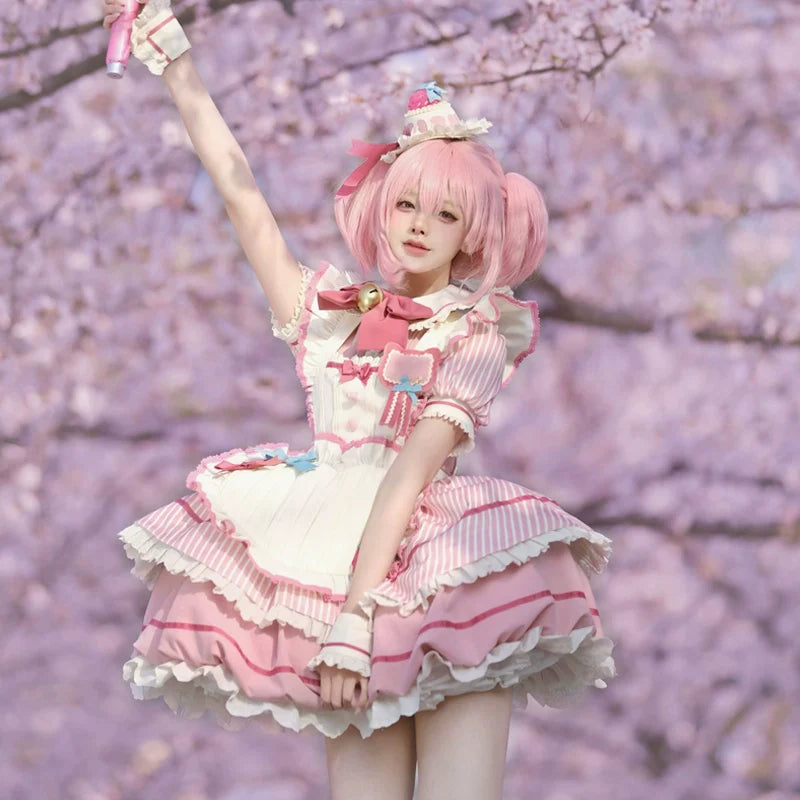 Sakurahime - Berry Bubble - Cute Lolita OP Dress Two Kawaii Styles