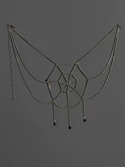 Alice Girl - Lolita Potion - Gothic Lolita Accessory Spider Web Lolita Waist Chain