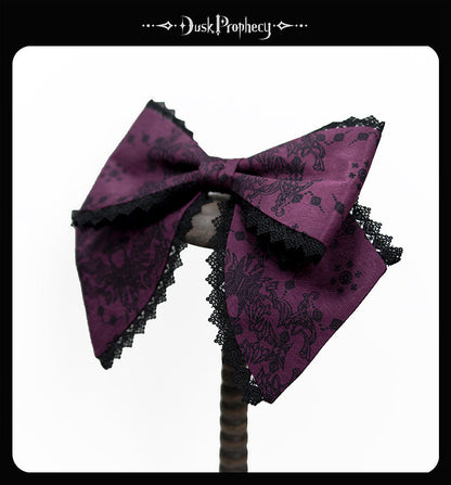 DuskProphecy - Coccyx - Elegant Lolita Hair Accessories Set Multicolors