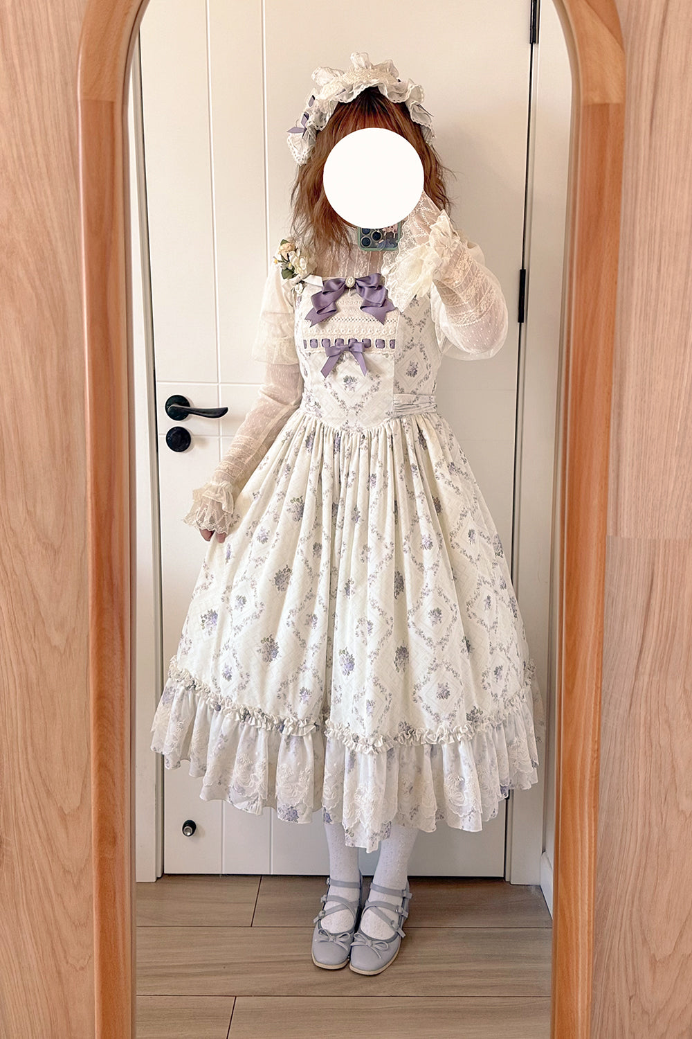 Miss Point - Customized Wood Rose 2.0 Elegant Vintage Jumper Dress