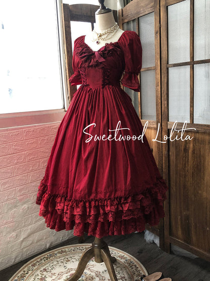 Sweet Wood - CLA Vintage French Lolita OP Dress