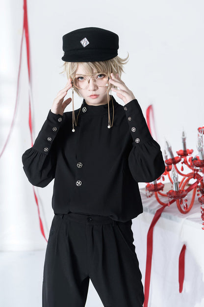 Princess Chronicles - The Stars Change - Ouji Lolita Embroidery Brolita Trousers