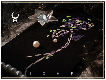 Yidhra - Resplendent flower Qiki - Elegant Lolita Pantyhose Velvet Pantyhoses Summer