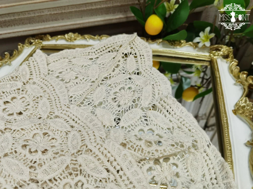 Miss Point - Forest Lolita Small Straw Hat Clip KC Accessory