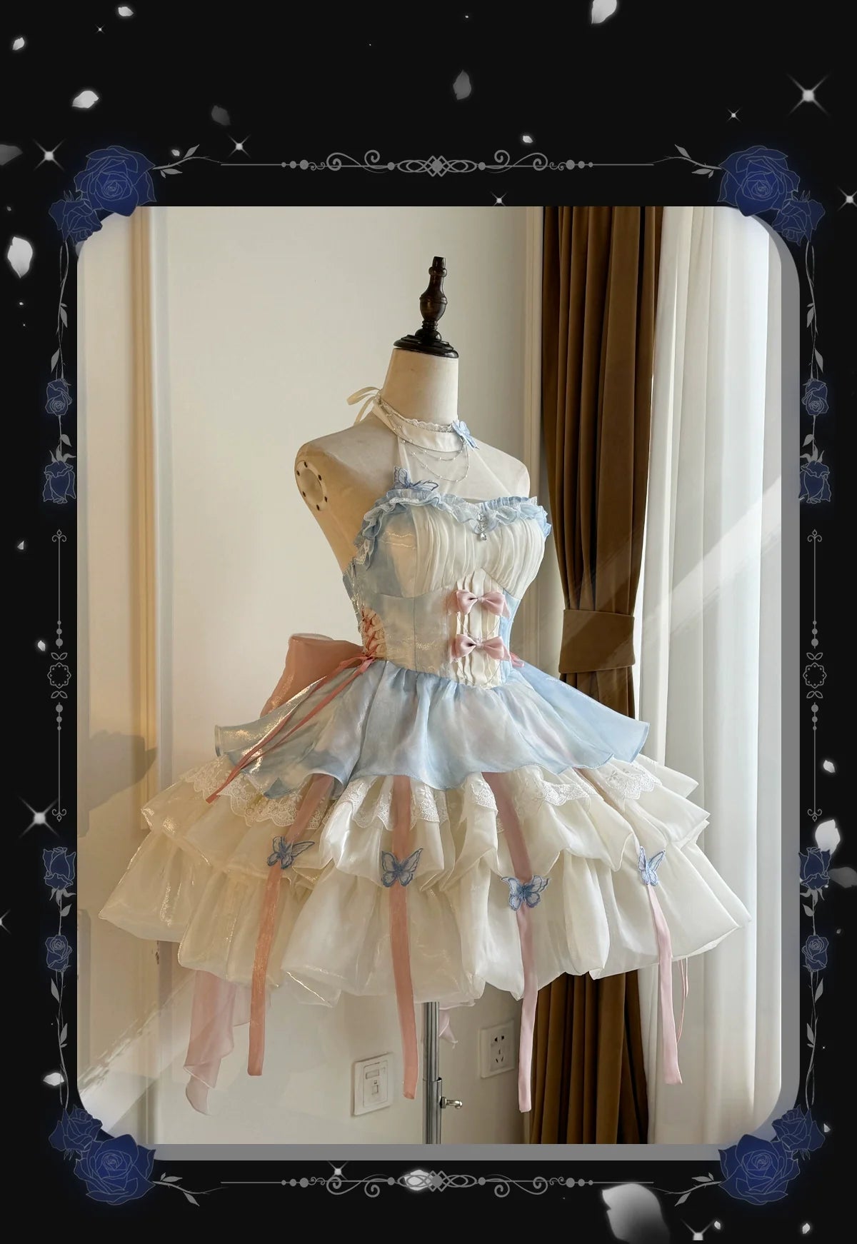 Platycodon House - Love Goddess - Elegant Lolita Dress Halter Puff Princess JSK Dress