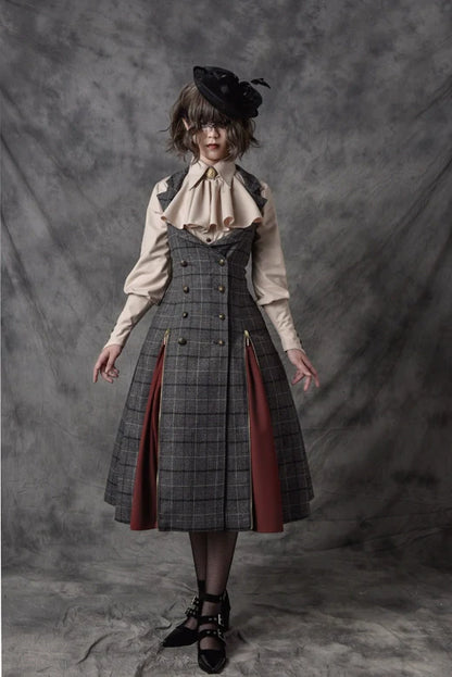 Vancy - Drunken Dreams - Vintage Lolita Dress Mutton Sleeve Shirt