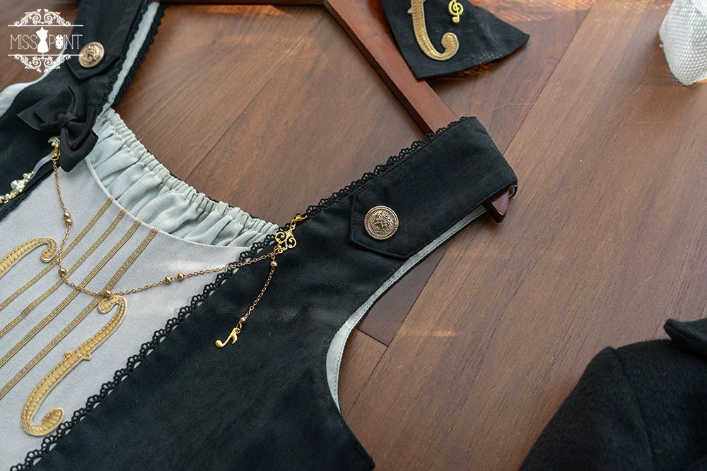 Miss Point - Customized Lolita Jumper Dress - Elegant College Lolita JSK