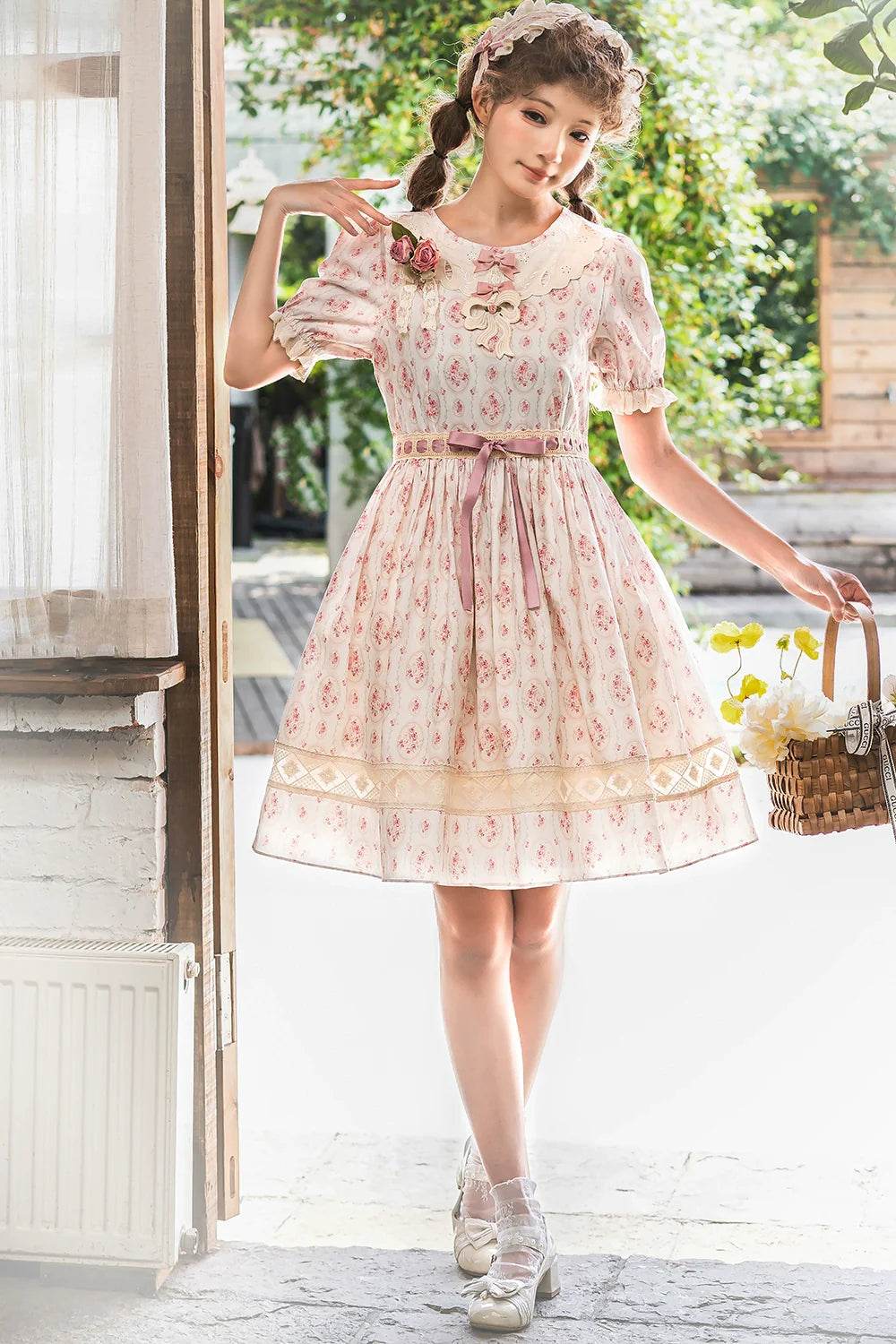 Miss Point - Customized Elegant Lolita OP Dress Cute Daily Girl Short Lolita Dress