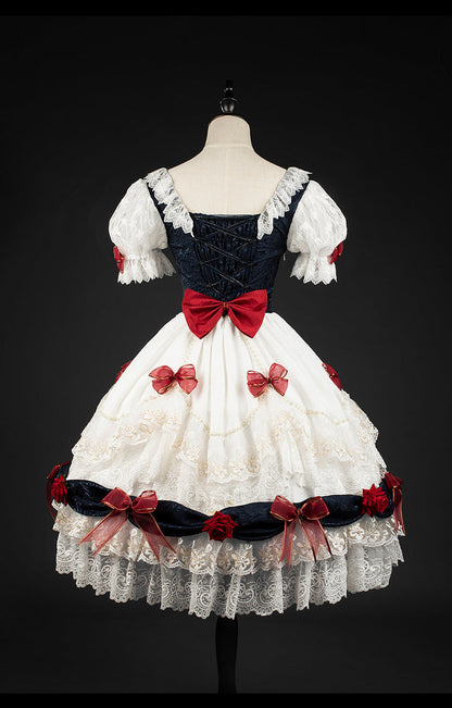 Youpairui - Snow White Sweet Lolita OP Dress