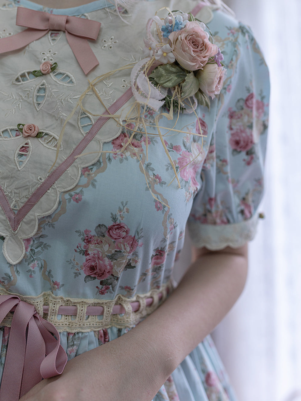 Miss Point - Happy Summer Elegant Lolita Floral OP Dress