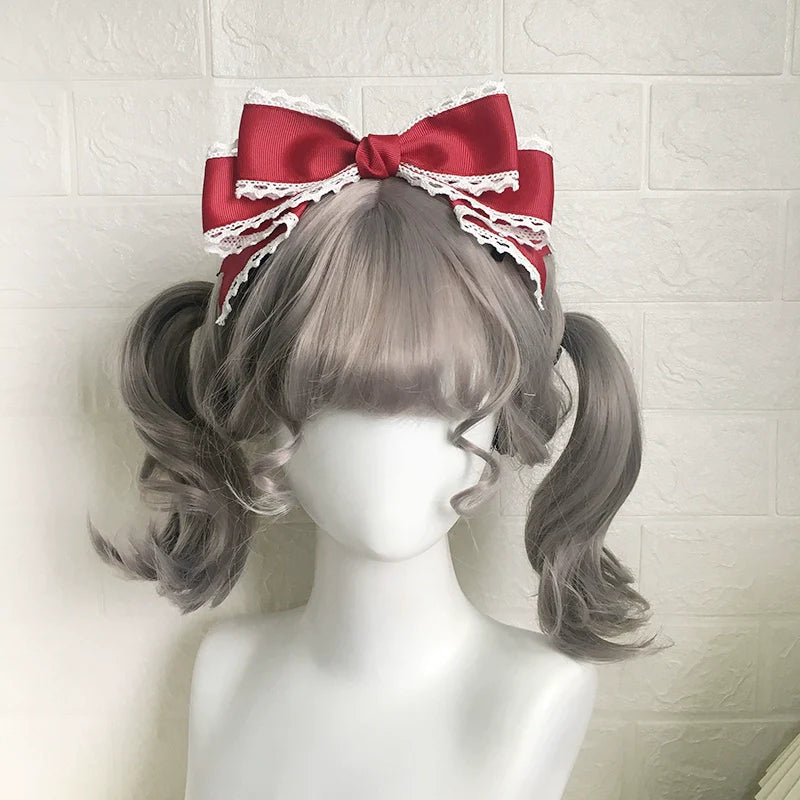 Qingyi Handmade - Sweet Lolita KC Multicolor Bow Lolita Headwear