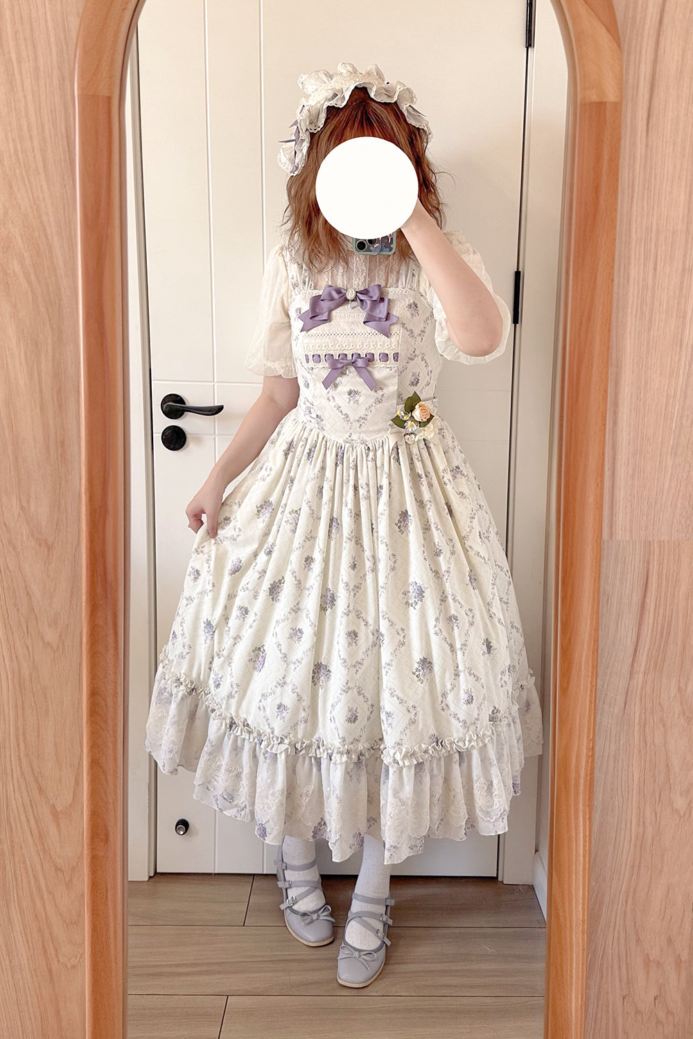 Miss Point - Customized Wood Rose 2.0 Elegant Vintage Jumper Dress