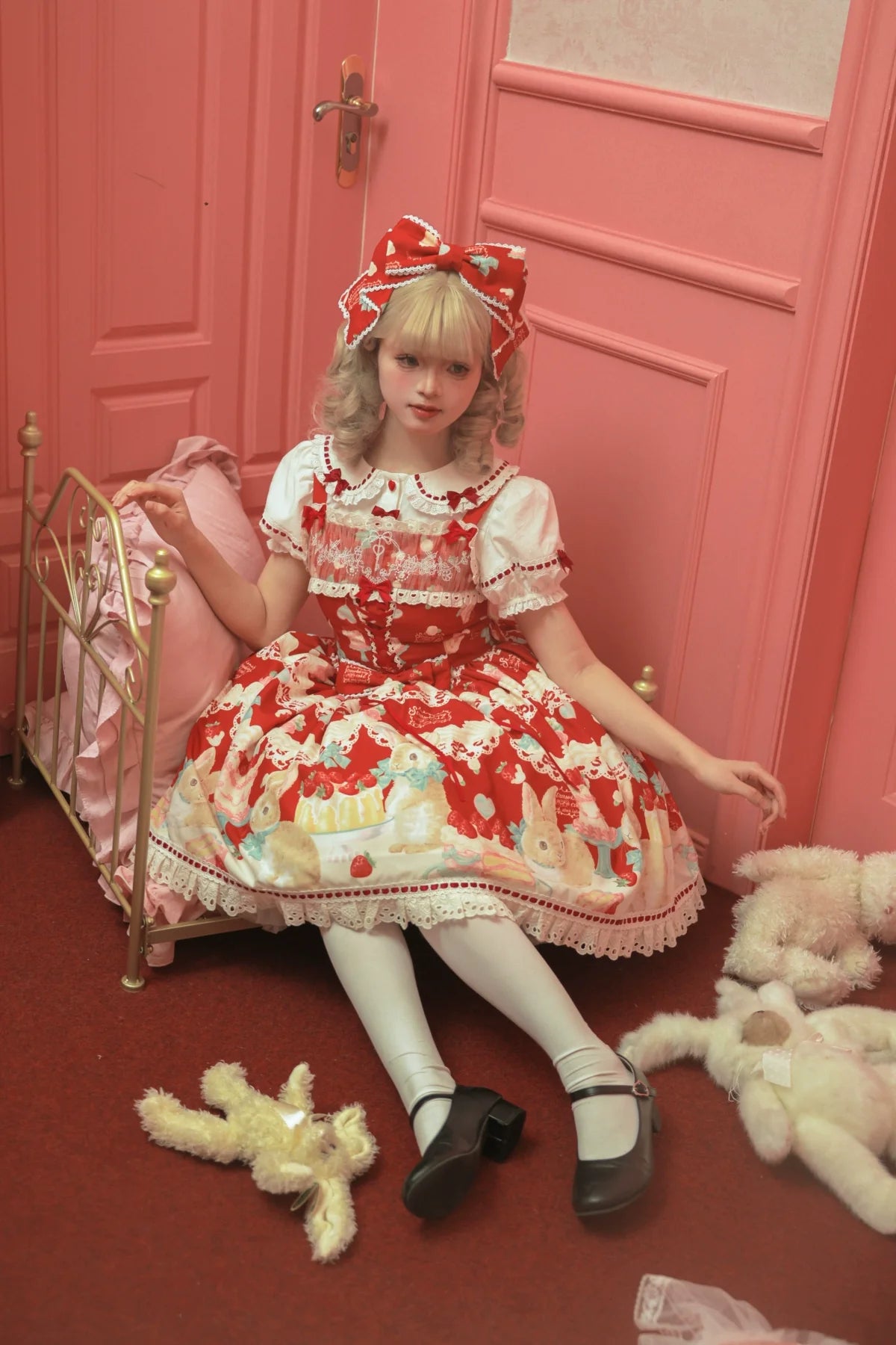 Dark Star Island - Honey Bunny Cake - Sweet Lolita JSK/OP/Strap SK/Shirt