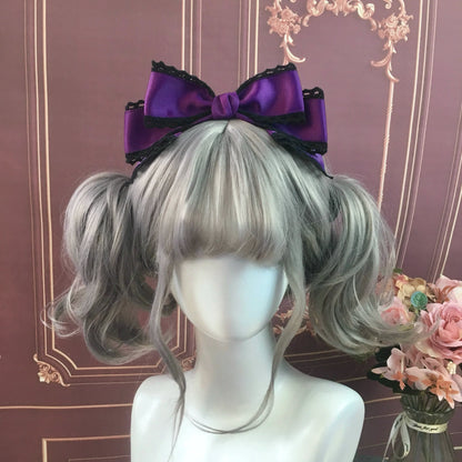 Qingyi Handmade - Sweet Lolita KC Multicolor Bow Lolita Headwear