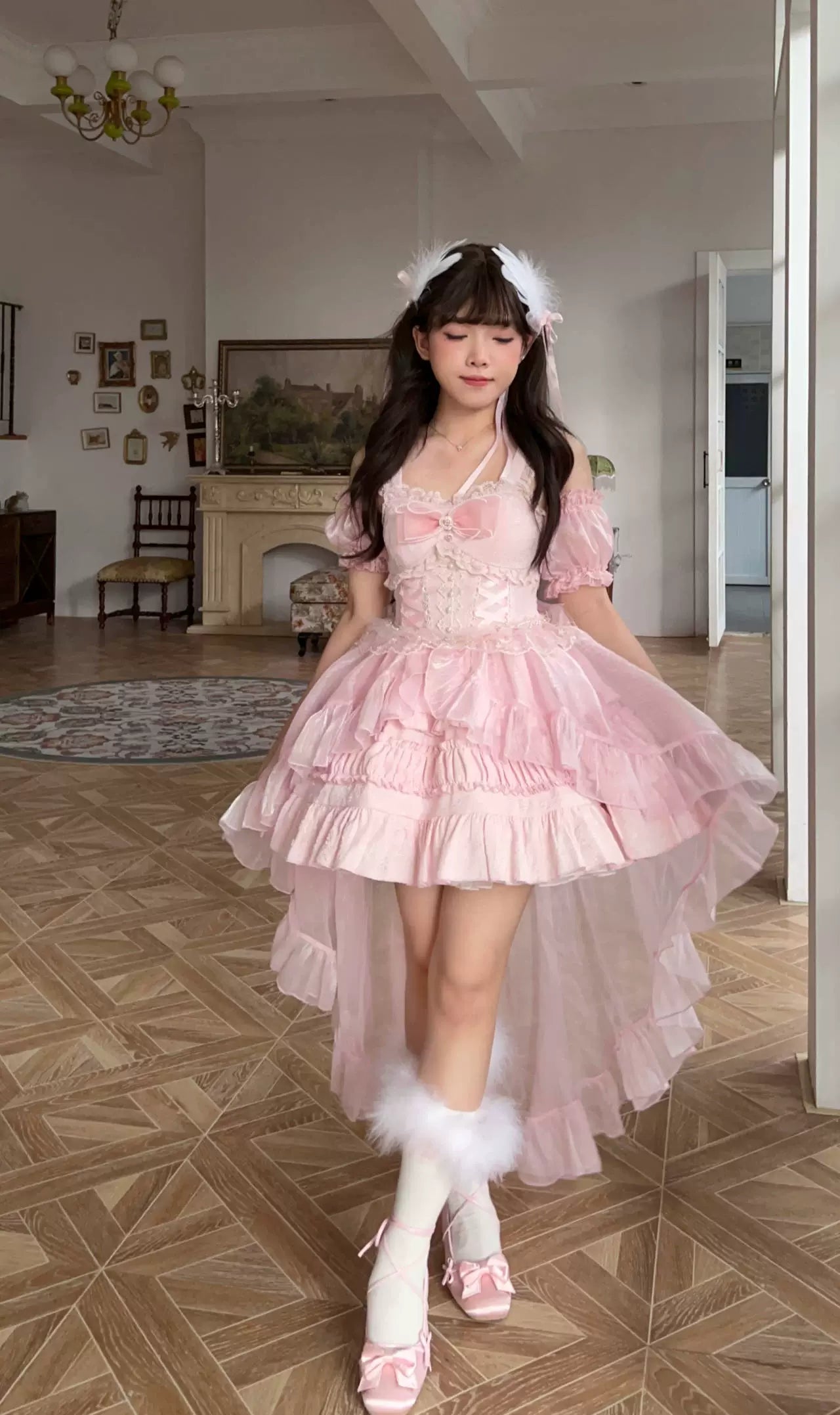 Sugar Girl - Rose Tale - Sweet Lolita JSK Summer Lolita Suspender Dress