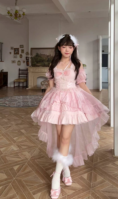 Sugar Girl - Rose Tale - Sweet Lolita JSK Summer Lolita Suspender Dress