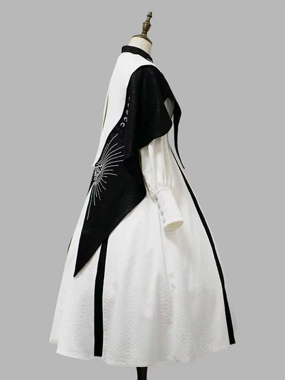 Morning mist and warbler - Dragon Scale - Gothic Lolita Jumper Dress Goth Coat