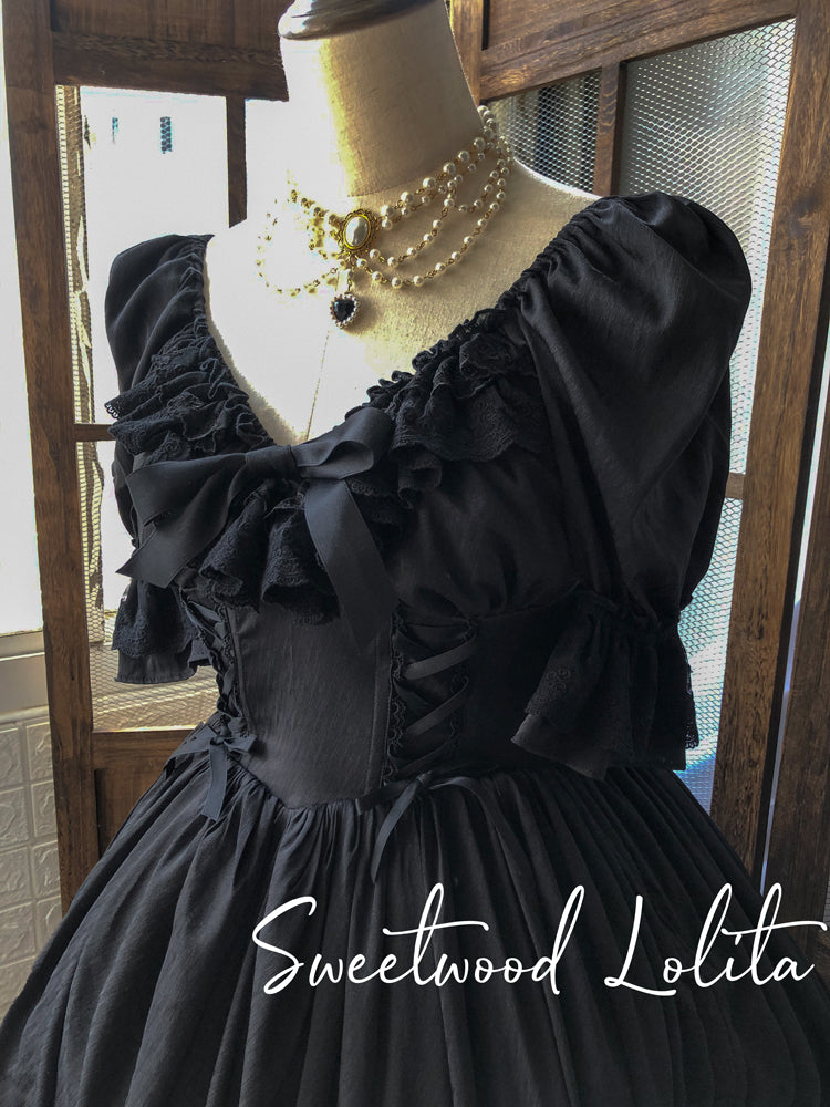 Sweet Wood - CLA Vintage French Lolita OP Dress