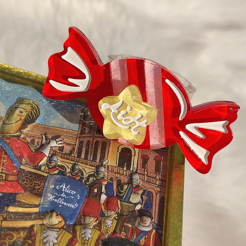 Halloween Alice - Rainbow Candy - Sweet Lolita Ring Hairclip