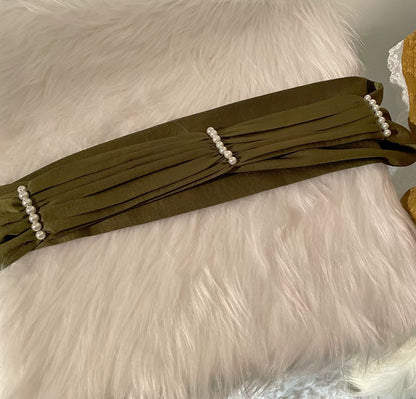 ZJstory - Gold Age - Retro Lolita Bow Necktie