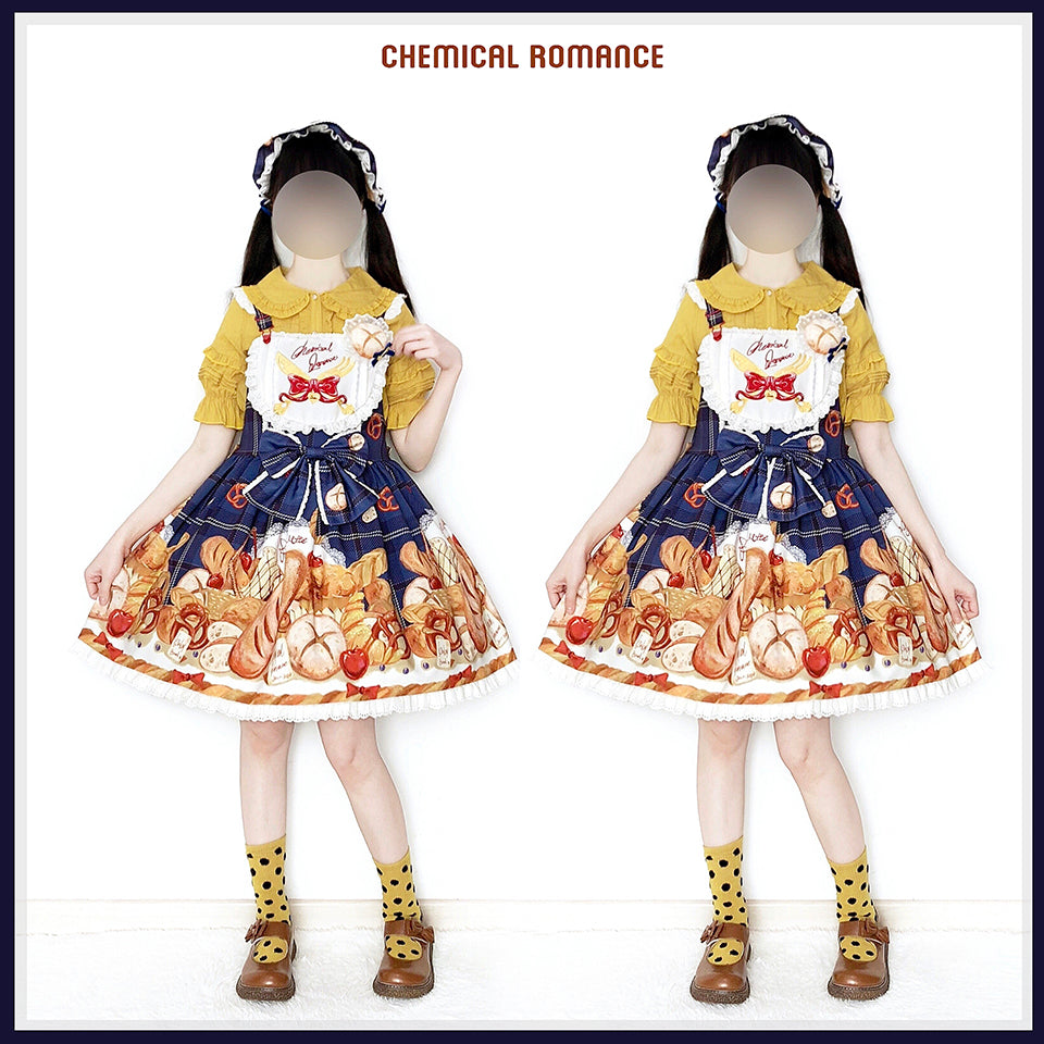 Chemical Romance - Bread New Out of the Oven - Elegant Lolita Salopette Dress