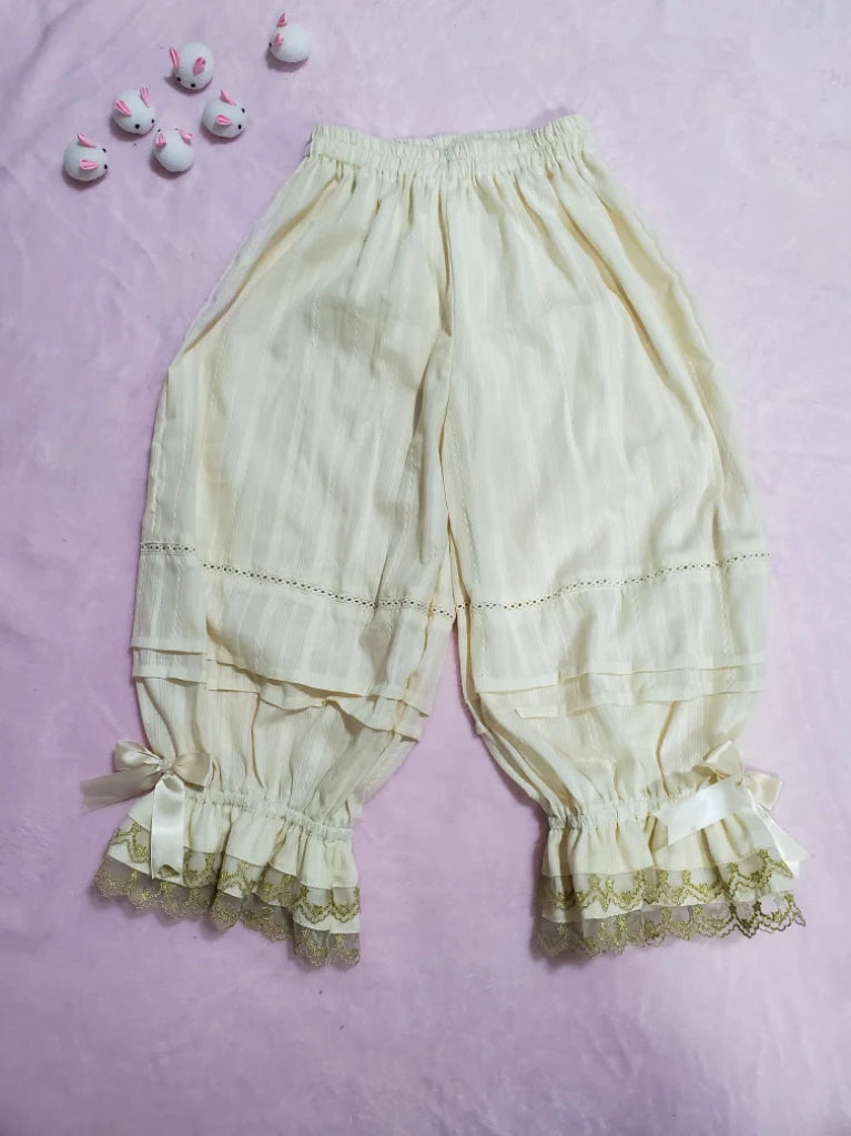 WangYan&SumStar - Sweet Lolita Bloomers Pure Cotton Shorts Leggings