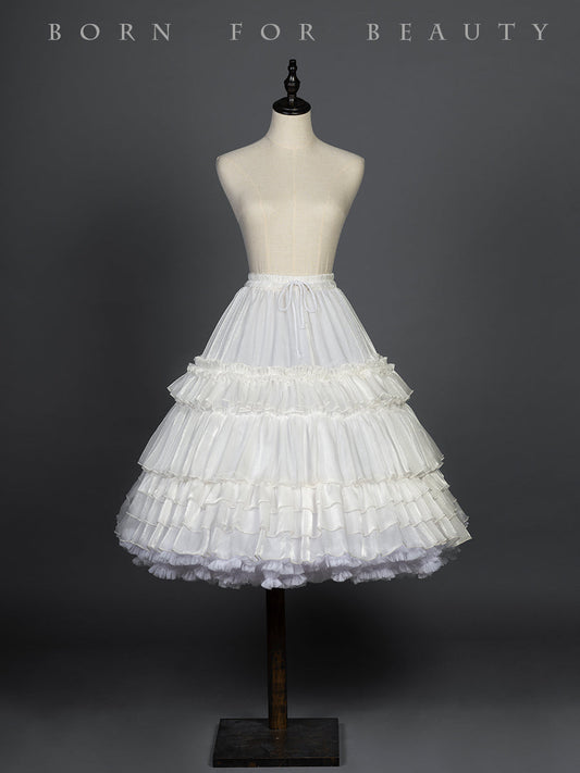 Youpairui - Puffy and Violent Fishbone Clouds Lolita Petticoat