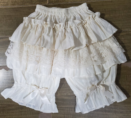WangYan&Summer - Cotton Lolita Bloomers Tiered Pettipants