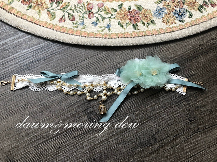 Dawn And Morning - Rozen Maiden Accessories Lolita BNT Choker Cuffs