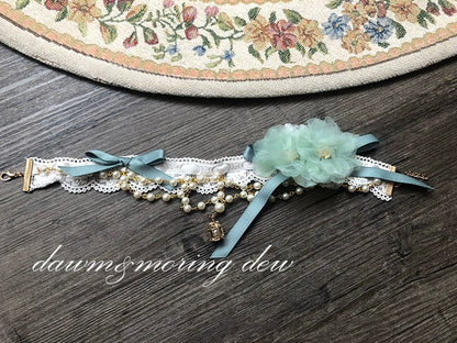 Dawn And Morning - Rozen Maiden Accessories Lolita BNT Choker Cuffs