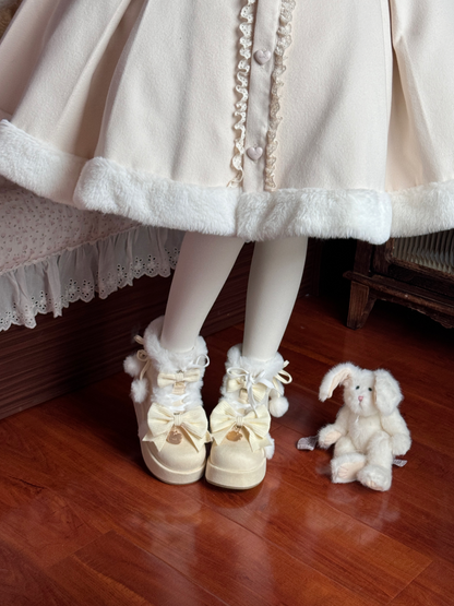 Aimee - Warm - Winter Sweet Lolita Snow Boots Thick Sole Fleece Shoes