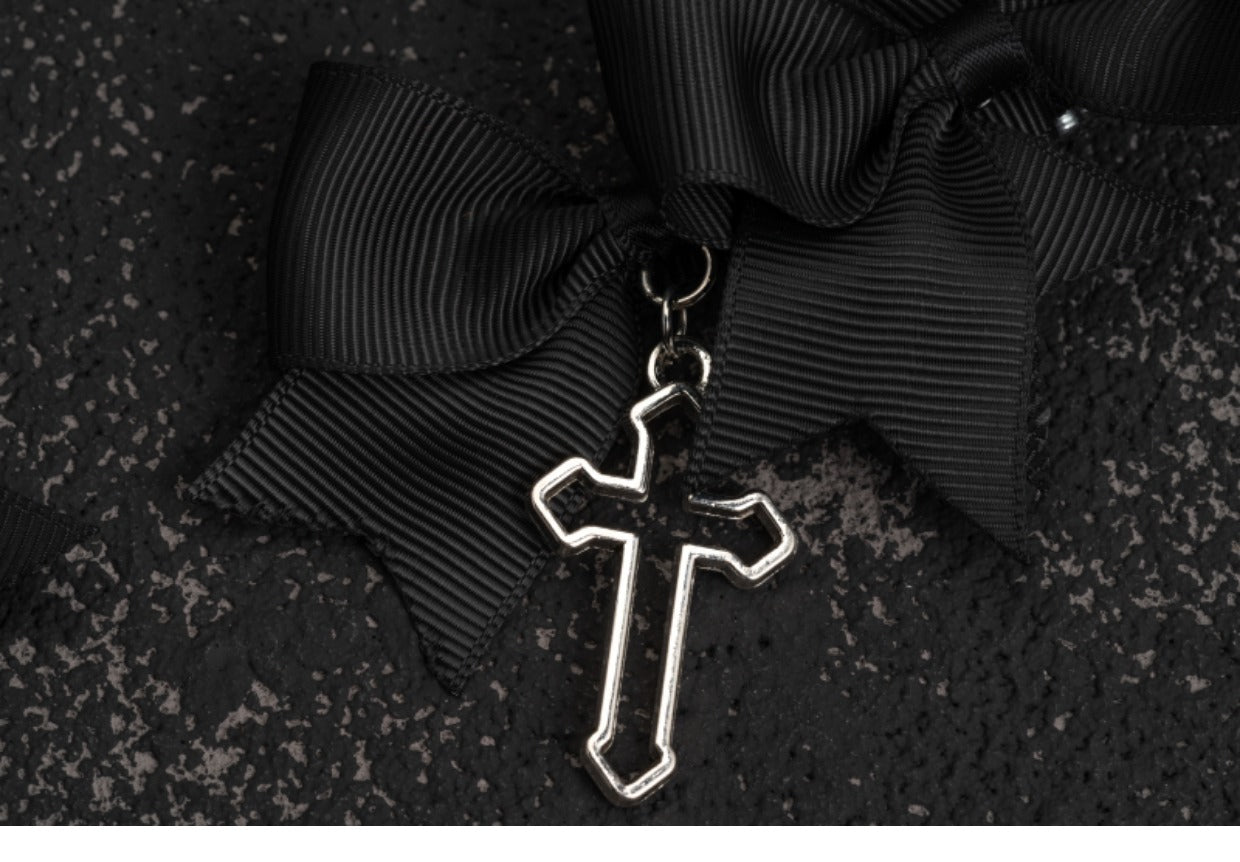 Strange Sugar - Gothic Lolita Cross bows headdress