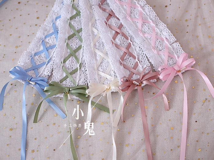 Xiaogui - Japanese Style Sweet Lolita Lace Headband Multicolors