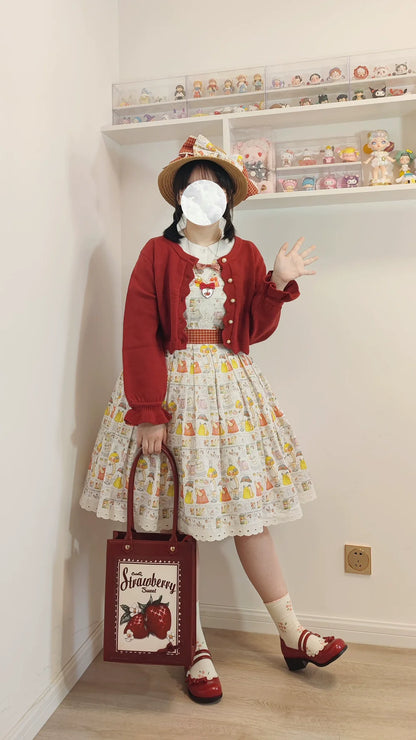 Miss Cube - Dress Up Dolls - Summer Kawaii Lolita JSK Dress Customized Size