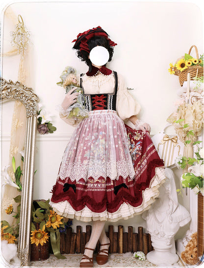 Miss Point - Rich Hymn - Lolita Bavarian Cotton Embroidered Blouse