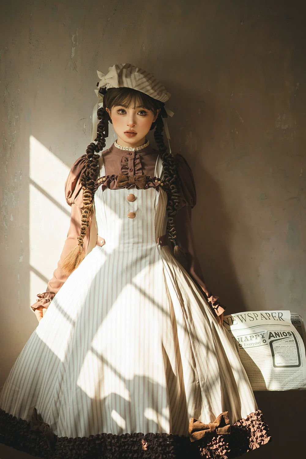 Miss Point - Classic Lolita JSK Customized Stripe Lolita Dress