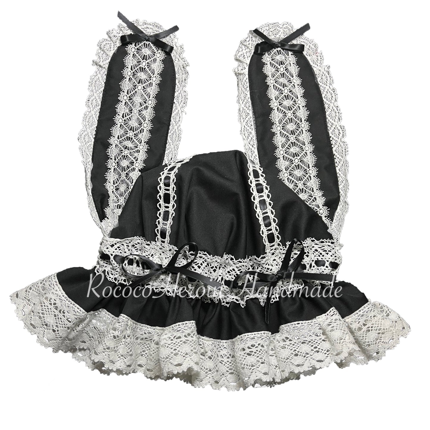 RococoHeroin - Handmade Lolita Bunny Hat Multiple Colors