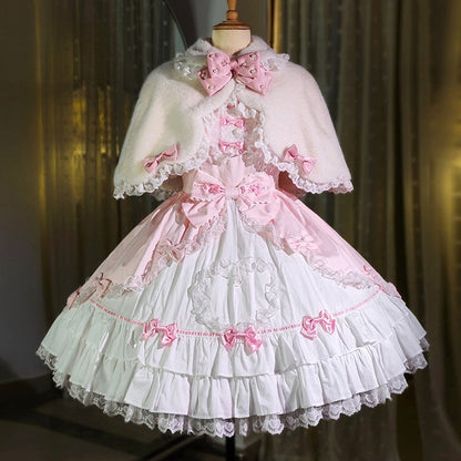 Letters from Unknown Star - Kawaii Lolita Cape Winter Lolita Shawl Daily