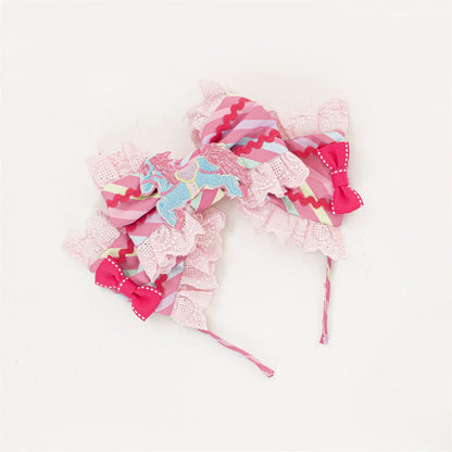 Letters from Unknown Star - Candy Park - Sweet Lolita Print Jumper Dress