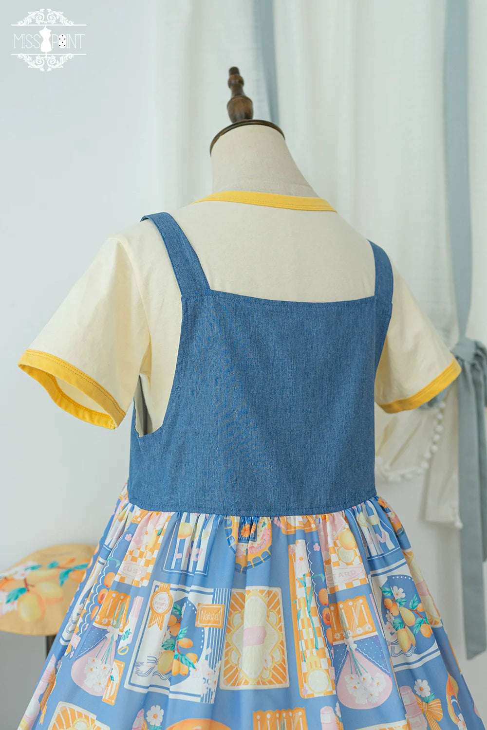 Miss Point - Daisy Lemon - Kawaii Lolita Lemon Print JSK Customized