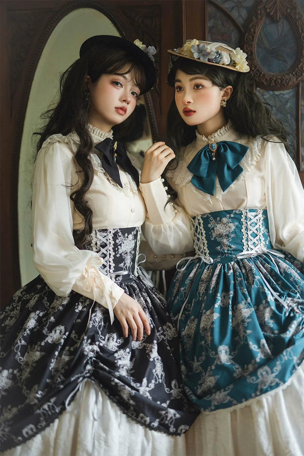 Miss Point - Customized Vintage Lolita Skirt Elegant Pullover Fishbone SK