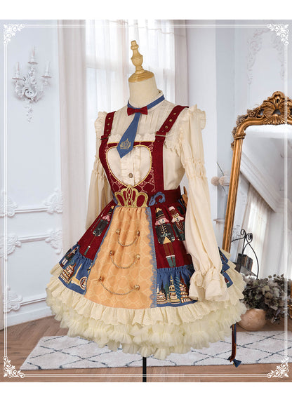 YingLuoFu - Santa Clara - Kawaii School Lolita JSK