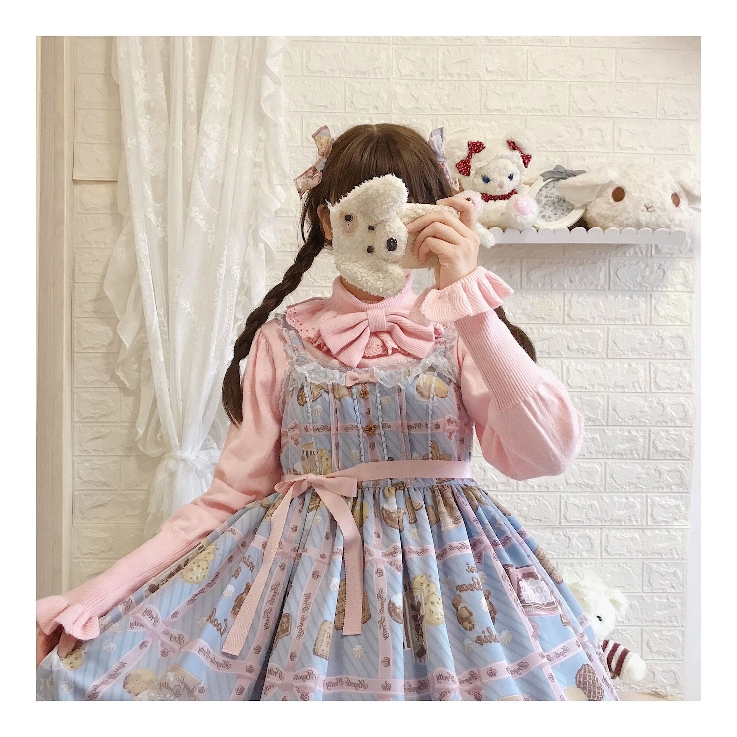 PPX STUDIO - Sweet Lolita Woolen Sweater Multicolors