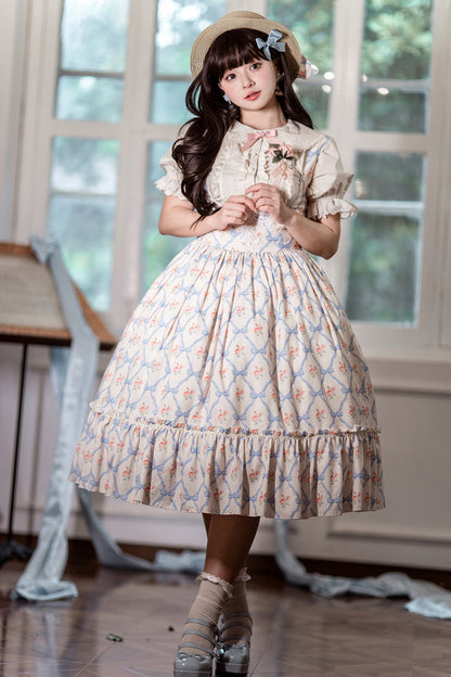 Miss Point - Happy Summer - Elegant Lolita Floral JSK Dress