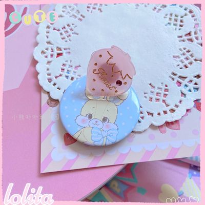 Kawaii Cake Heart Star Strawberry Lolita Rings