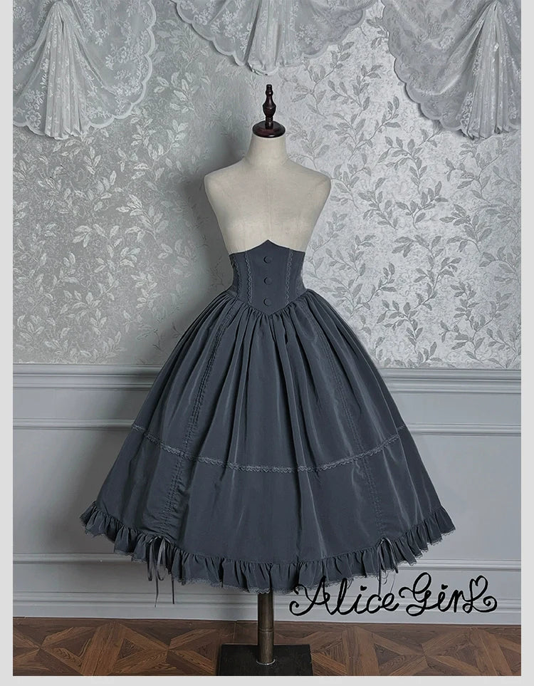 Alice Girl - Duke of Victoria - Classic Lolita SK & Overskirt Set