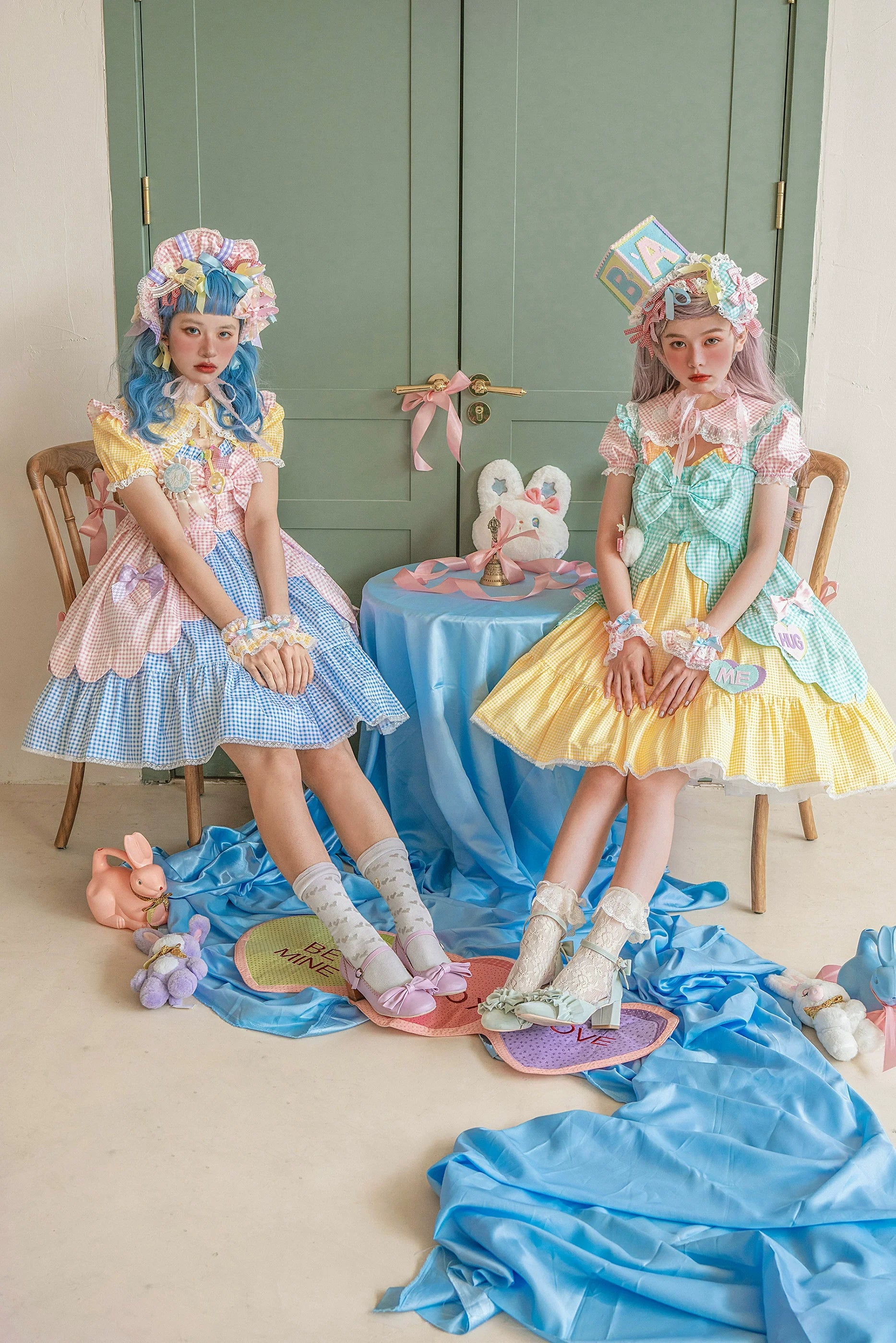 Fluff Mollie - Bean Breakfast - Sweet Lolita Overskirt Daily Daily Petaled Skirt