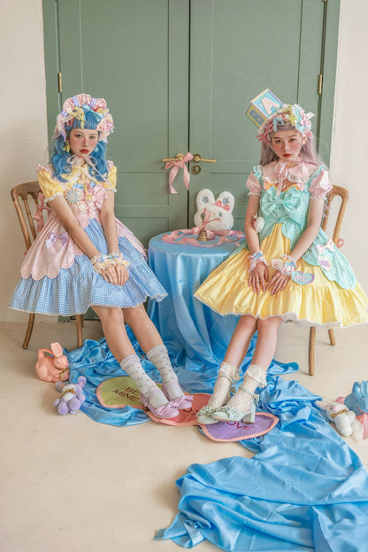 Fluff Mollie - Bean Breakfast - Sweet Lolita Overskirt Daily Daily Petaled Skirt